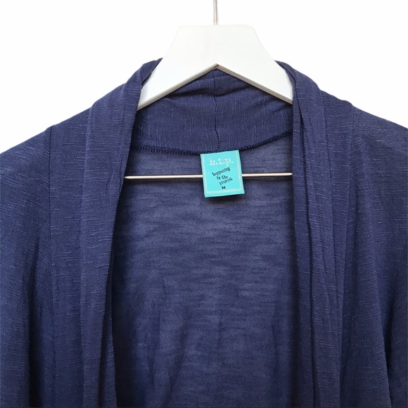 Youth Navy Blue Cardigan - Picture 8 of 9